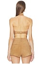 view 3 of 4 Windsor Suede Top in Caramel