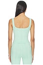 view 3 of 5 Aloe Knit Top in Metallic Mint