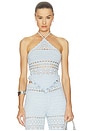 view 1 of 5 Sylvaine Crochet Top in Metallic Glace