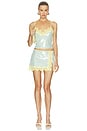 view 4 of 4 Mik Top in Yuzu Lace & Mint Body