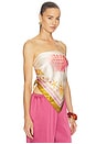 view 2 of 4 Alivia Top in Ochre Shell Foulard