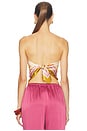 view 3 of 4 Alivia Top in Ochre Shell Foulard