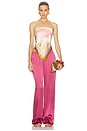 view 4 of 4 Alivia Top in Ochre Shell Foulard