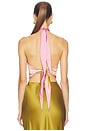 view 3 of 4 Jamie Top in Ochre Shell Foulard