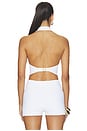 view 3 of 4 Tinsley Bandage Knit Vest in Metallic White