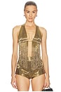 view 1 of 5 Sereya Embellished Top in Ochre