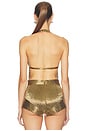 view 3 of 5 Sereya Embellished Top in Ochre