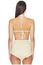 view 3 of 5 Isaure Crochet Top in Metallic Ivory