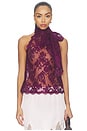 view 1 of 4 Sigma Lace Top in Groseille