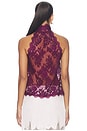 view 4 of 4 Sigma Lace Top in Groseille