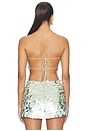view 3 of 5 Maeva Sequin Top in Matcha