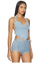 view 2 of 4 Amelisse Denim Top in Bleeker