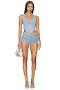 view 4 of 4 Amelisse Denim Top in Bleeker