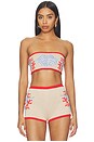 view 1 of 5 Aralyn Knit Bandeau in Sand Multi