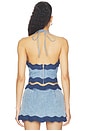 view 3 of 4 Iselda Denim Top in Montana Mix