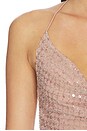 view 5 of 5 Bethely Sequin Top in Truffle