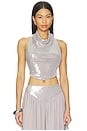 view 1 of 5 Pyna Sequin Top in Greige