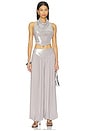 view 4 of 5 Pyna Sequin Top in Greige