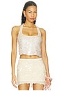 view 1 of 5 Avriel Embellished Top in Cream
