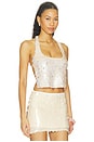 view 2 of 5 Avriel Embellished Top in Cream