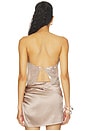 view 3 of 5 Norma Sequin Top in Truffle
