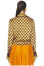 view 4 of 5 Kourt Blouse in Cigar Geo