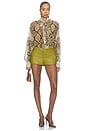 view 5 of 4 Maika Chiffon Blouse in Snakeskin