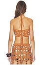 view 4 of 5 Enora Top in Metallic Rust