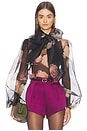 view 1 of 4 Peregrine Blouse in Noir Rose