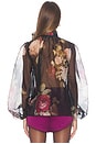 view 4 of 4 Peregrine Blouse in Noir Rose