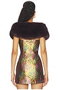 view 4 of 5 Morro Top in Met Ochre Damask