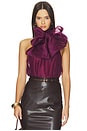 view 1 of 4 Indira Silk Top in Groseille