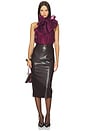 view 5 of 4 Indira Silk Top in Groseille