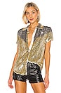 view 1 of 5 x REVOLVE Linda Top In Gold & Silver in Gold & Silver