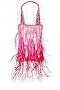view 1 of 5 Avery Crystal Bag in Fuchsia