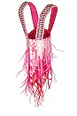 view 4 of 5 Avery Crystal Bag in Fuchsia