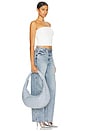 view 7 of 7 Elodie Large Bag in Chambray & Silver