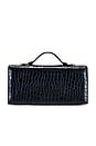 view 2 of 5 ESTUCHE PHOEBE in Navy Croco