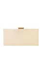 view 1 of 4 Milo Clutch in Gold Metal