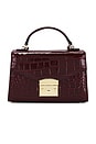 view 2 of 5 RENEE 백 in Burgundy Croco