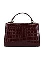 view 3 of 5 RENEE 백 in Burgundy Croco