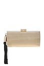 view 1 of 5 Amber Clutch in Gold