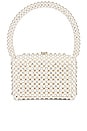 view 2 of 4 Eclipse Pearl Bag in White & Silver