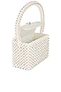 view 4 of 4 Eclipse Pearl Bag in White & Silver