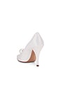 view 3 of 5 Corinna Satin Heel in Winter White & Pearl