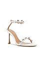 view 2 of 5 Amata Heel in White & Silver