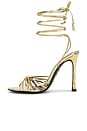 view 5 of 5 Lucio Heel in Gold Mirror
