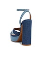 view 3 of 5 Melodia Platform Heel in Two Tone Denim