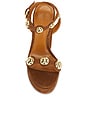 view 4 of 5 Lirica Platform in Cognac & Gold