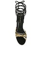 view 4 of 5 Lucio Sandal in Gold & Black